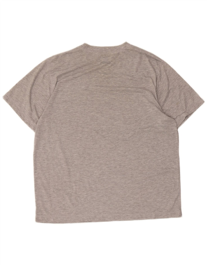 L.L.Bean Camiseta para hombre Top Poliéster moteado gris medio