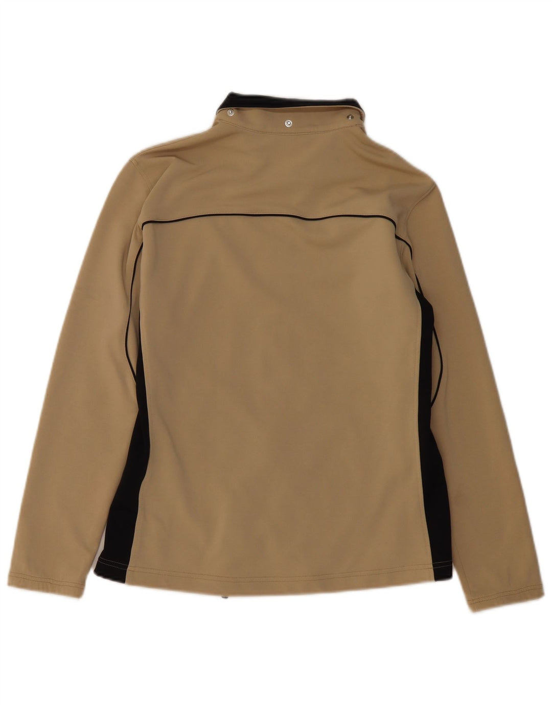 ASICS Chaqueta de chándal para mujer, talla 40, talla grande, color beige