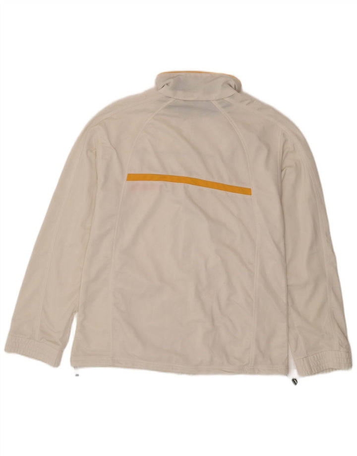 Lotto Hombre Chándal Top Chaqueta Mediana Off White Sports