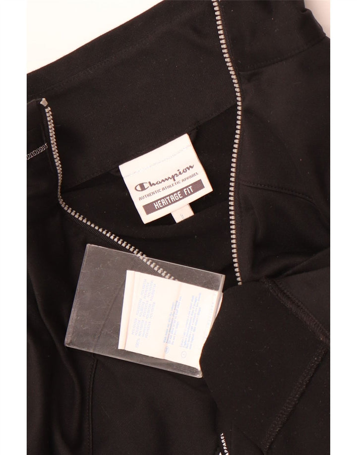 Champion Heritage Fit - Chaqueta de chándal para mujer, talla 40, talla M, color negro