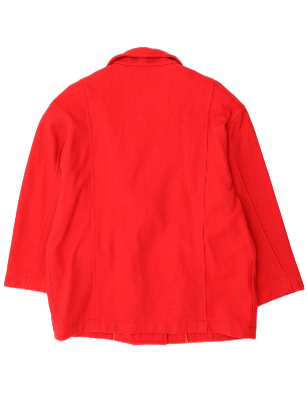 Penny Black Abrigo extragrande con doble botonadura para mujer Reino Unido 12 Lana roja mediana
