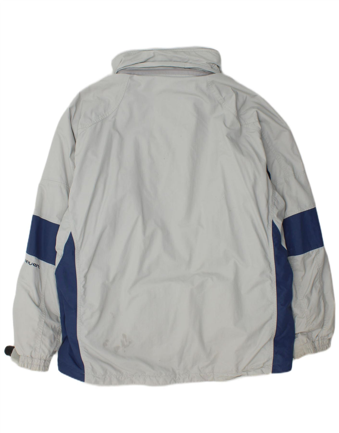 Columbia Chaqueta cortavientos para hombre UK 40 Large Azul Colorblock Nylon