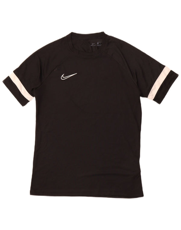NIKE Hombre Camiseta Top Medium Negro Poliéster Deportes