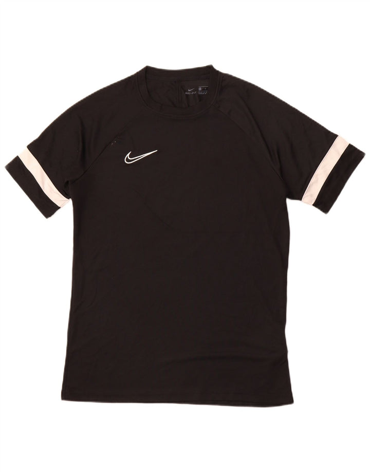 NIKE Hombre Camiseta Top Medium Negro Poliéster Deportes