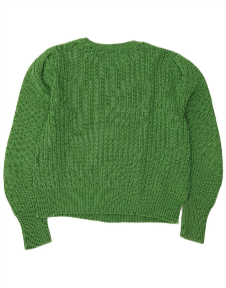 Marks & Spencer - Jersey con cuello barco para mujer, talla 40, color verde medio