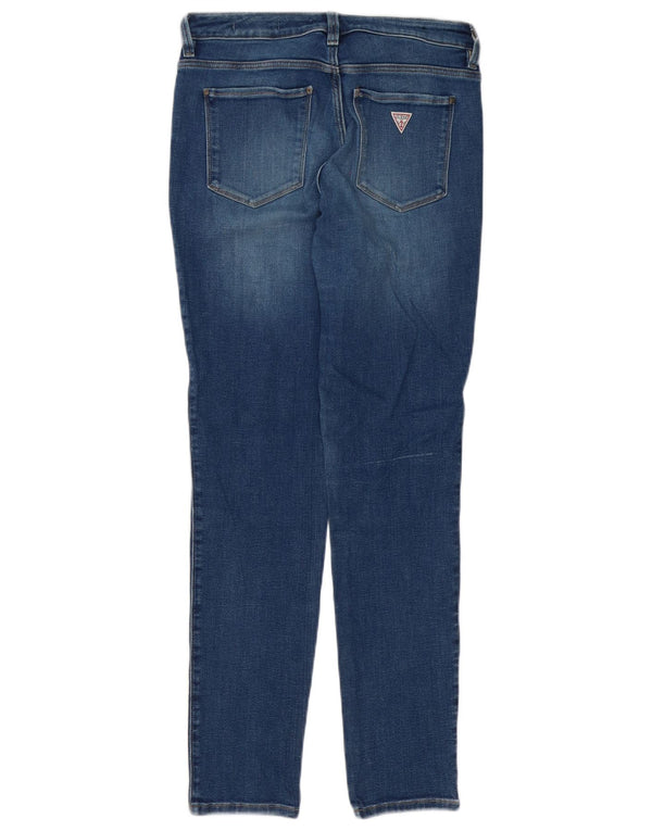 Guess Jeans Ajustados De Talle Medio Curve Mujer W30 L30 Azul