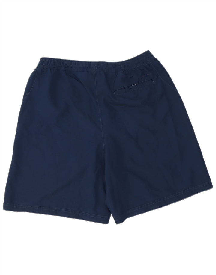 Pantalones cortos deportivos Nike Dri Fit para hombre Poliéster azul marino mediano