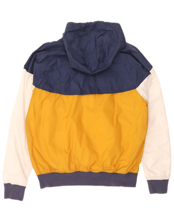 Nike Chaqueta impermeable con capucha para hombre UK 36 Small Multicolor Colourblock Nylon