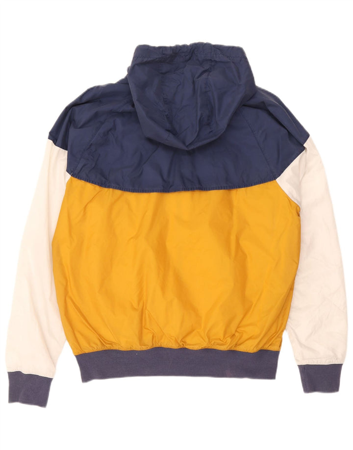 Nike Chaqueta impermeable con capucha para hombre UK 36 Small Multicolor Colourblock Nylon
