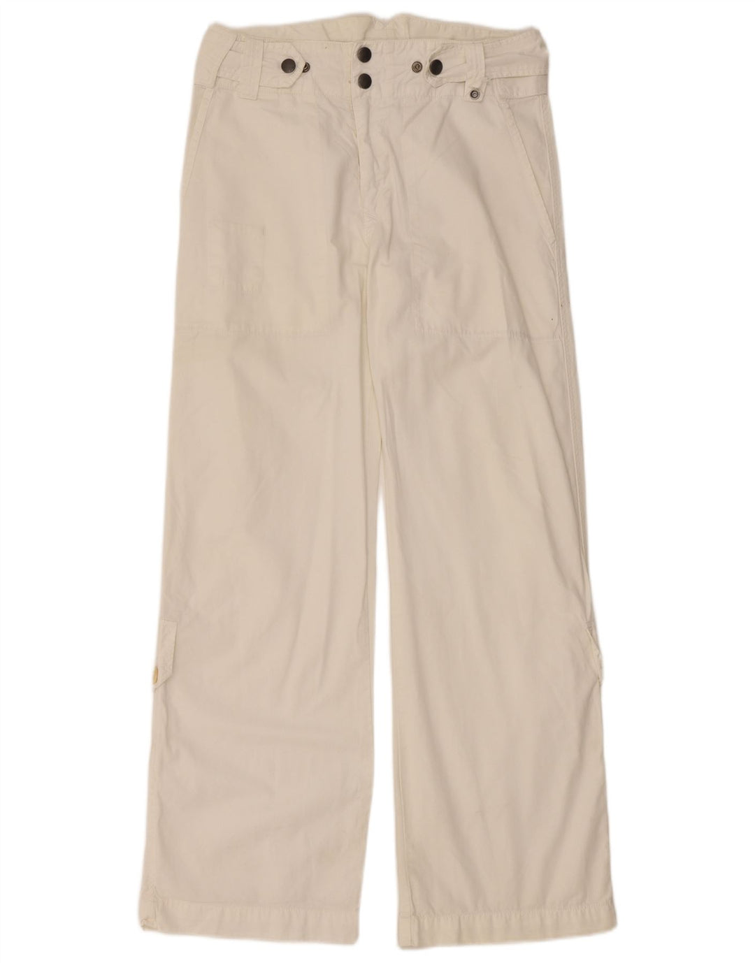 DIESEL Pantalón chino holgado de mujer W28 L31 Algodón blanco