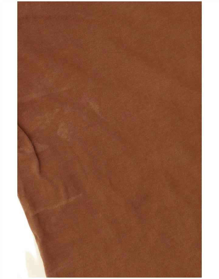 PENGUIN Polo para hombre grande de algodón marrón