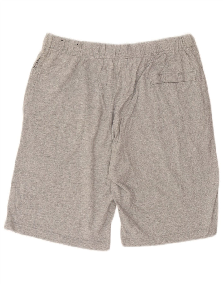 Pantalones cortos deportivos Nike para hombre de algodón moteado gris grande