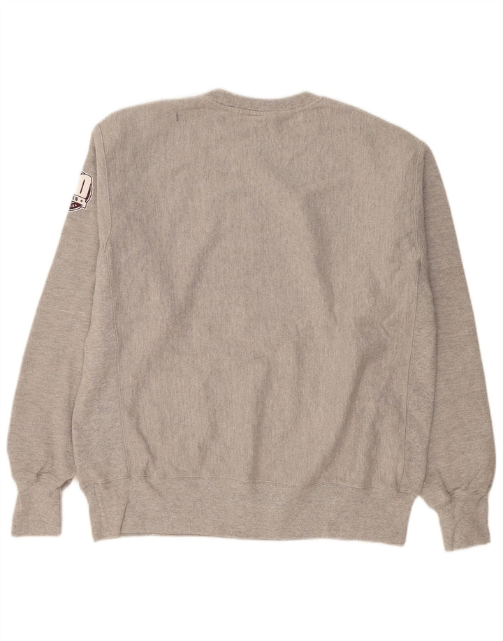 Champion Sudadera Gráfica para Hombre Jersey Grande De Algodón Gris