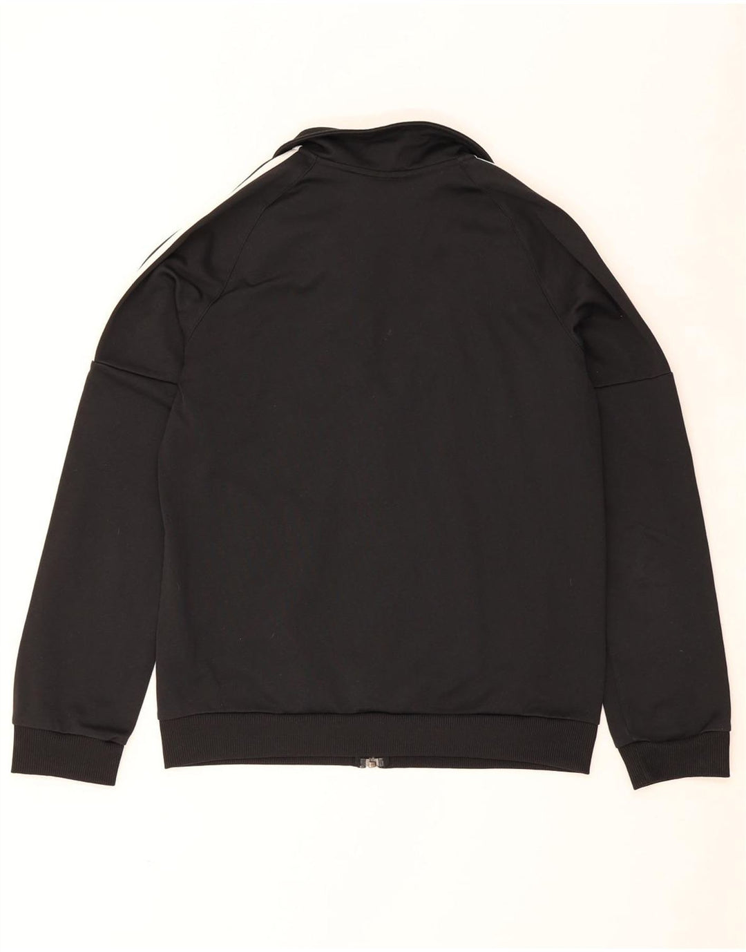 Adidas Mujer Chándal Top Chaqueta UK 12/14 Mediano Negro Poliéster