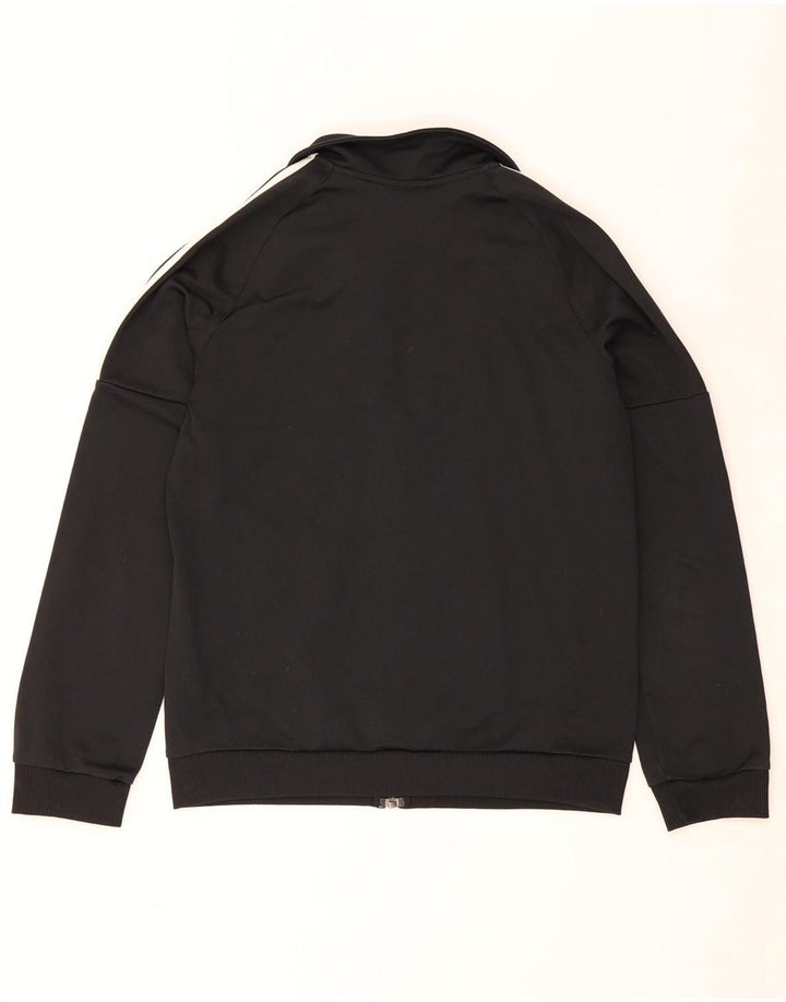 Adidas Mujer Chándal Top Chaqueta UK 12/14 Mediano Negro Poliéster