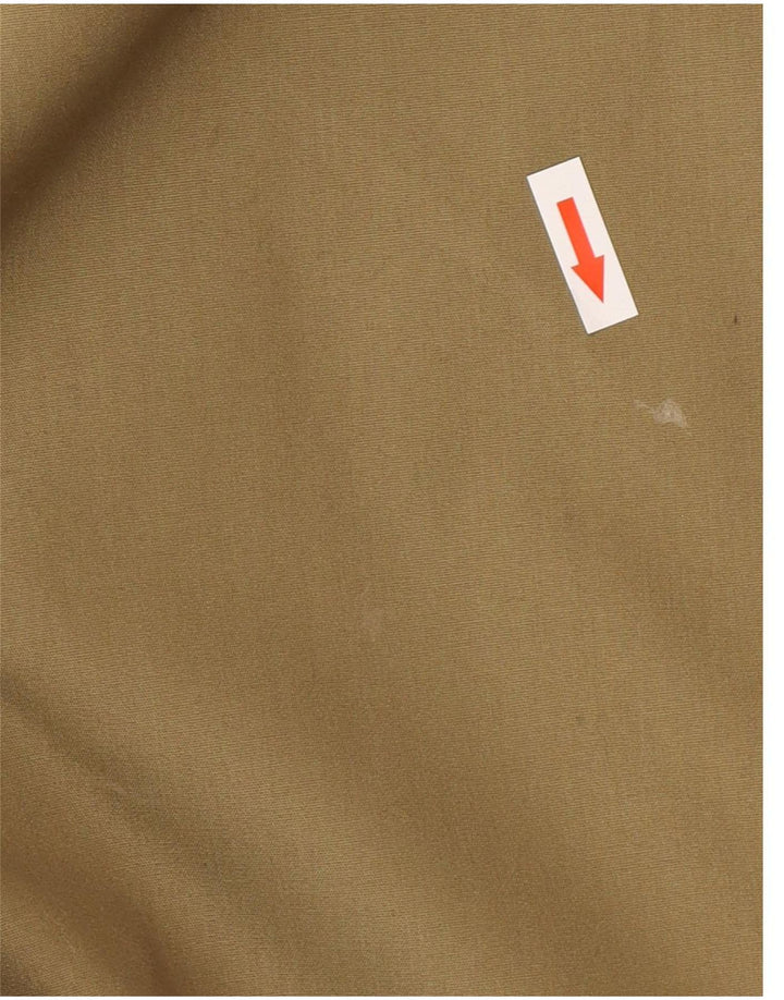 CLASSIC Gabardina larga extragrande para mujer UK 46 Poliéster caqui grande