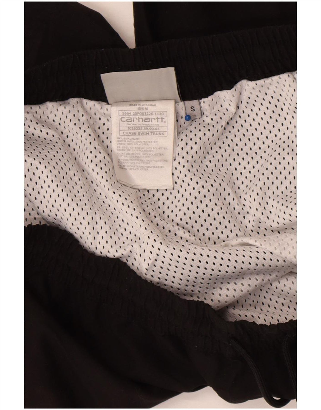 Bañador Carhartt Hombre Small Negro Poliéster