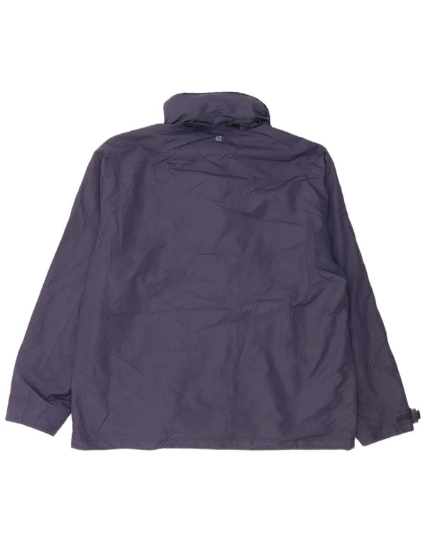Chaqueta cortavientos con capucha para hombre Mountain Warehouse UK 42 XL Azul marino