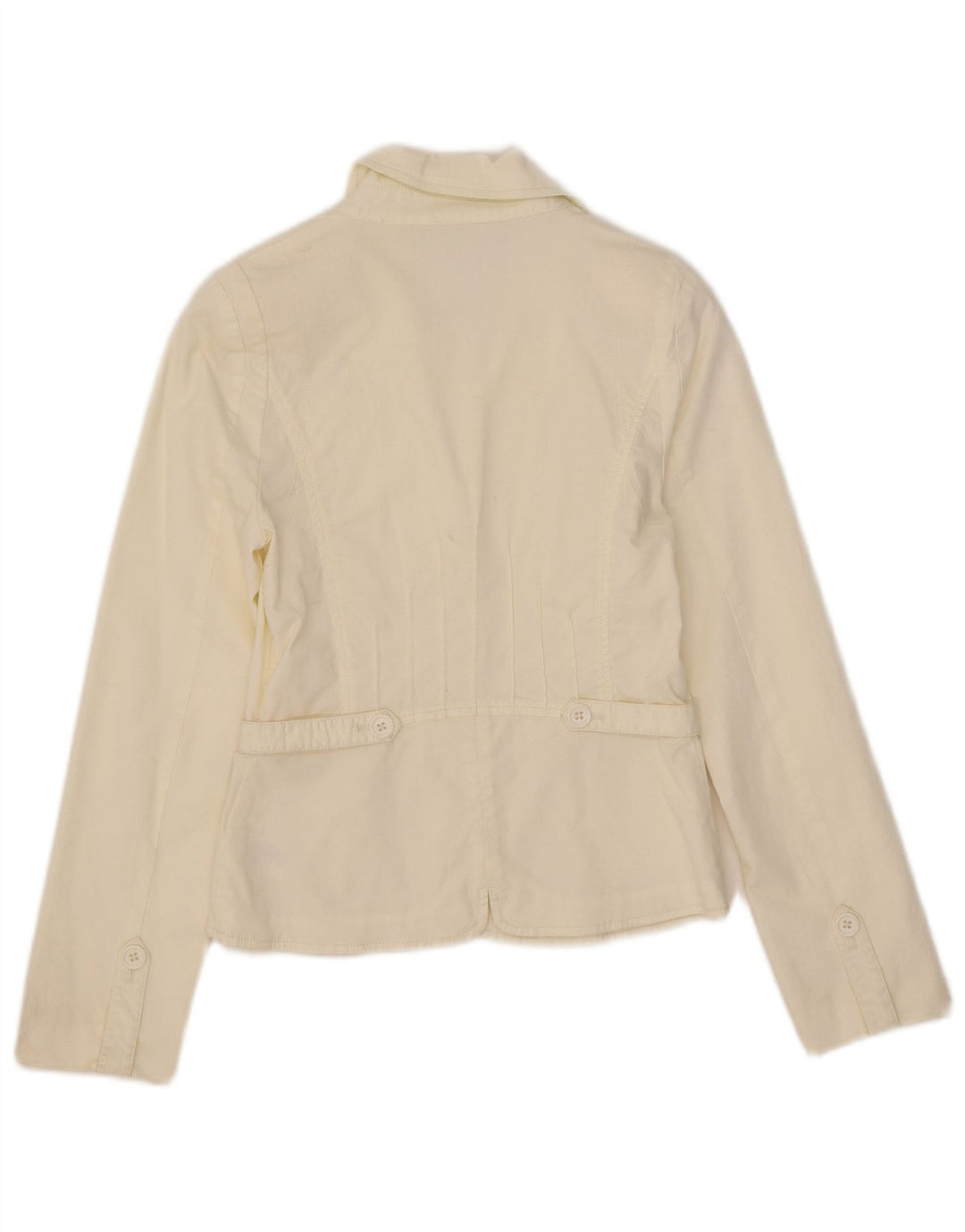 Chaqueta tipo blazer de 3 botones para niña Essential 13-14 años Algodón blanco roto