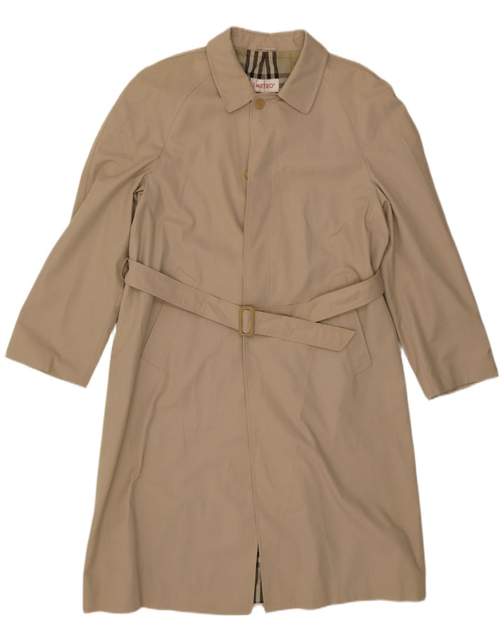 Abrigo vintage para hombre IT 54 2XL Beige