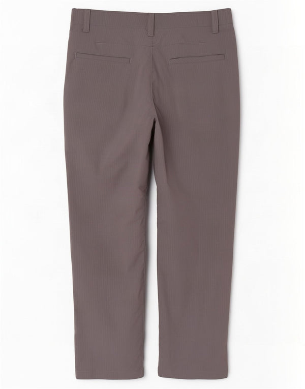 Under Armour Pantalón chino recto para hombre W36 L30 Nylon gris a rayas