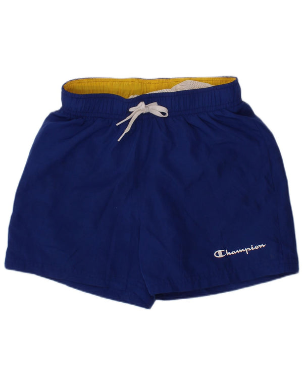 CHAMPION Shorts deportivos para niño 5-6 años XS Azul Poliéster