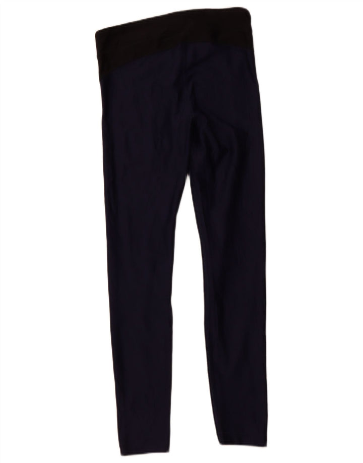 UNDER ARMOUR Leggings para mujer Reino Unido 10 Pequeño Azul marino