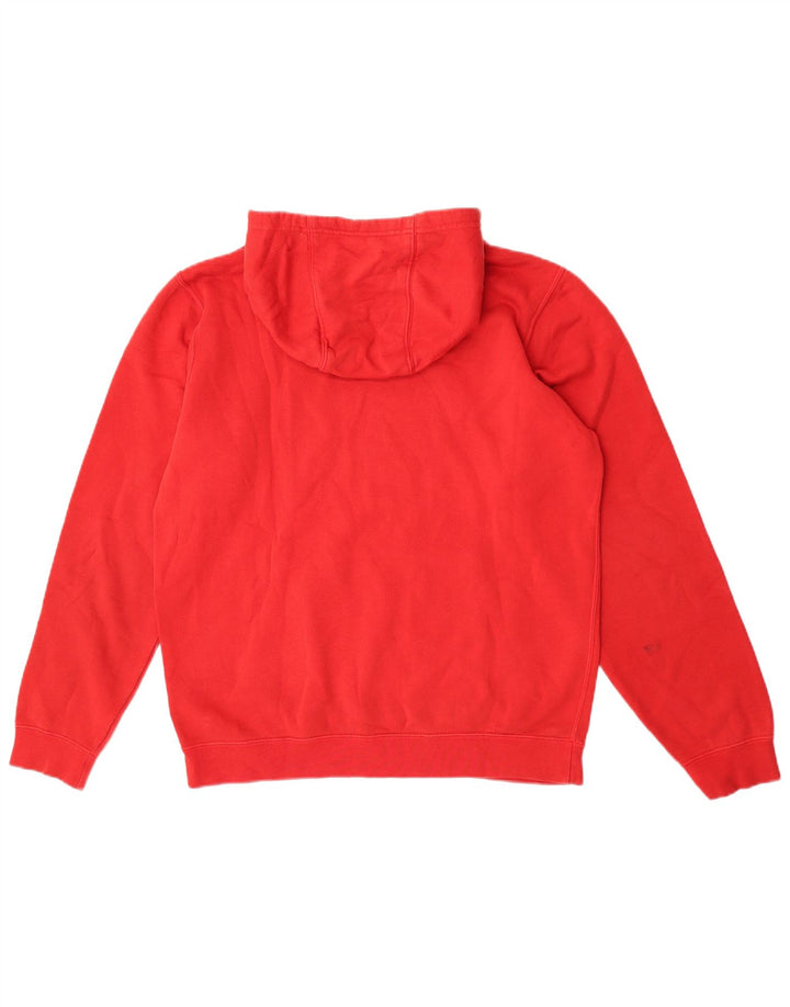 Nike - Sudadera con capucha para hombre, color rojo medio, algodón