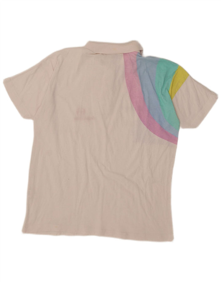 Sergio Tacchini Polo Gráfico Hombre Algodón Blanco Mediano
