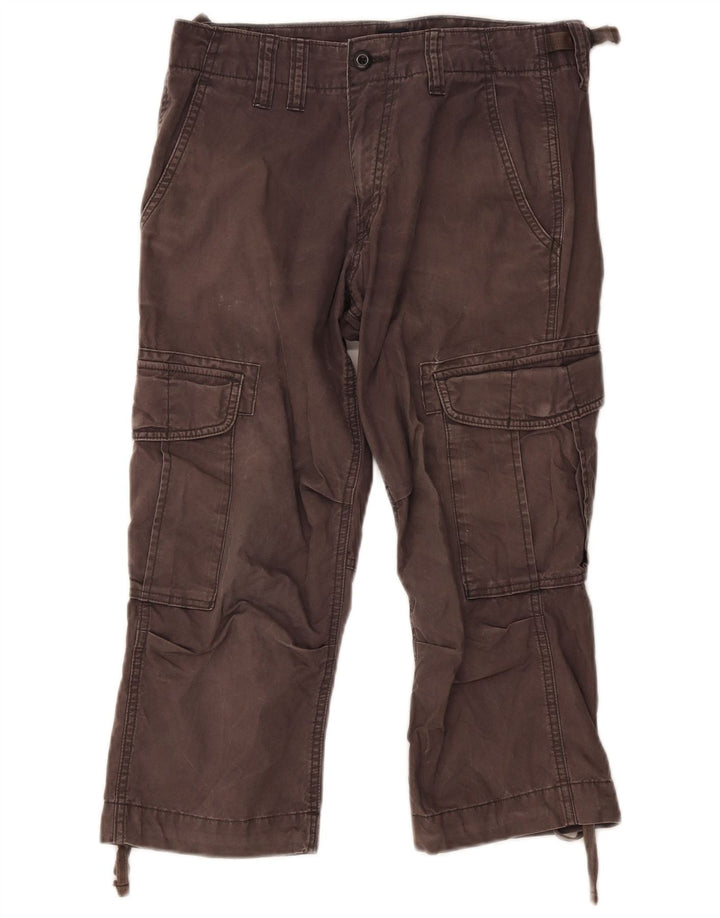 Pantalón cargo capri para hombre Gap W30 L22 Algodón gris