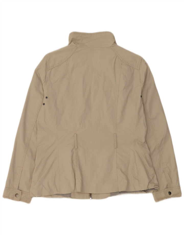 Zara Mujer Chaqueta Bomber UK 40 Grande Beige