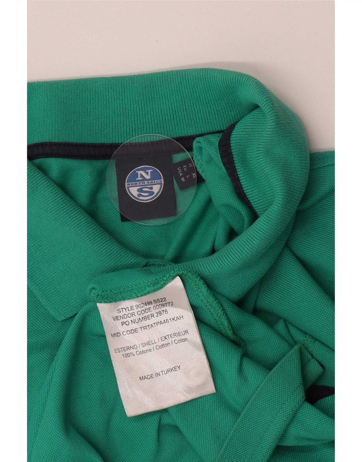 Polo North Sails Hombre Algodón Verde Grande