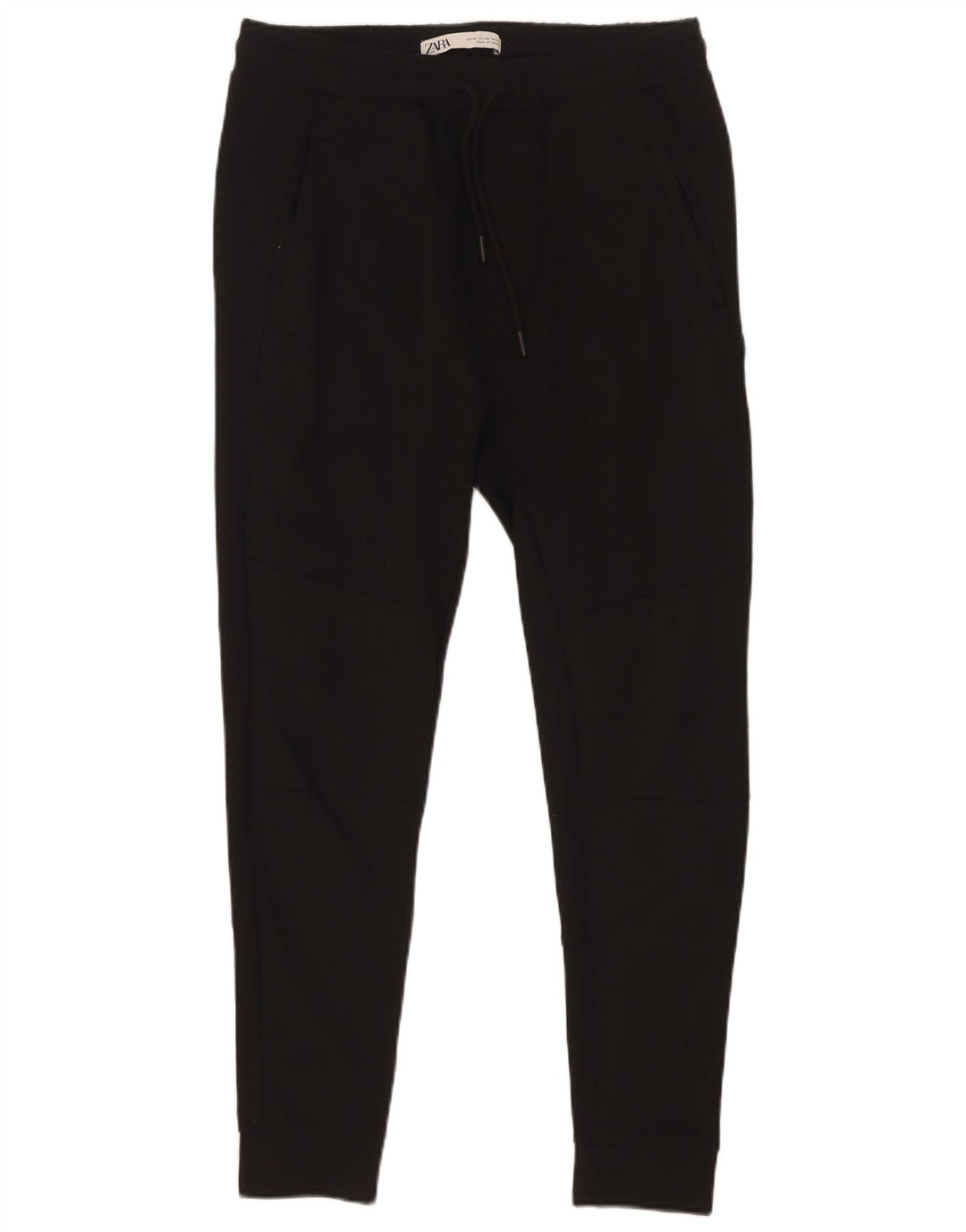 Zara Hombre Pantalón Chándal Joggers Medium Negro Poliéster