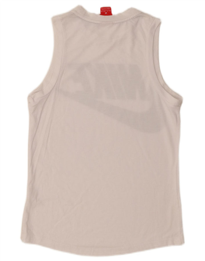 Camiseta sin mangas con gráfico Nike para hombre XS Blanco