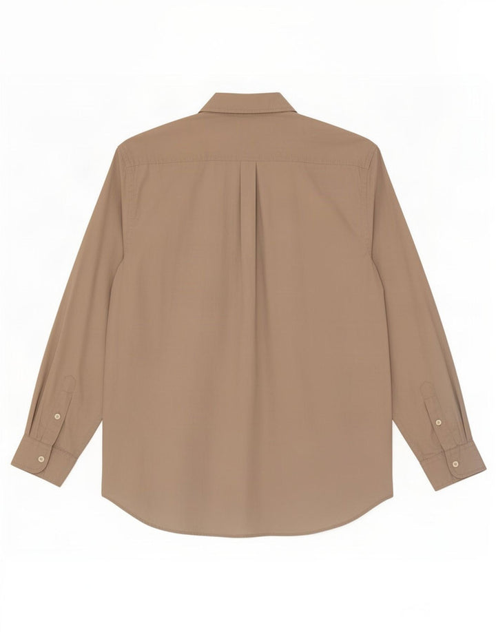 Camisa Fila Hombre Algodón Beige Medio