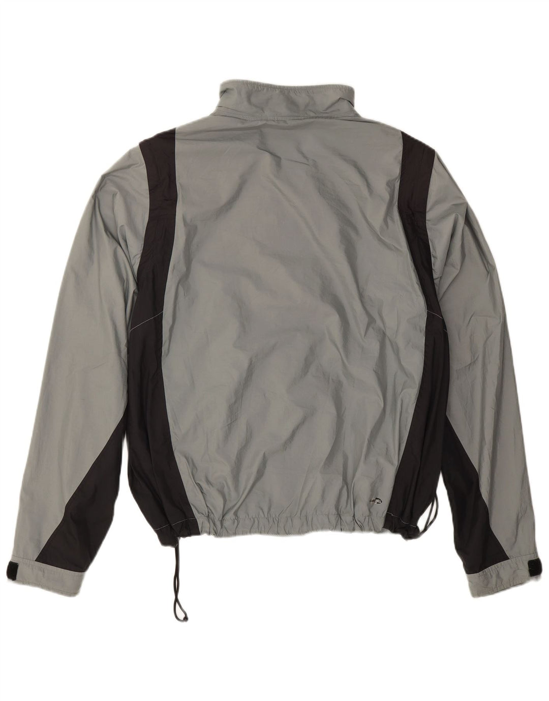 Adidas Chaqueta impermeable para hombre UK 40 Grande Gris Colorblock Poliéster
