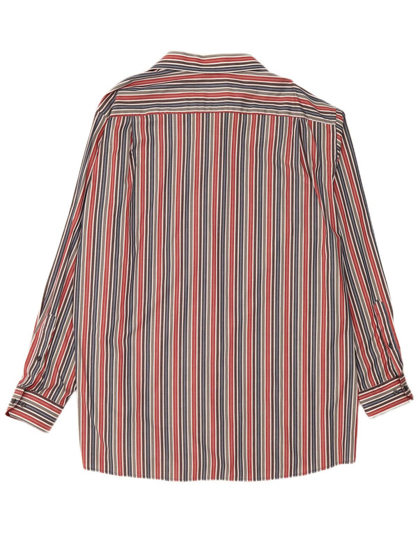 Walbusch Camisa para hombre Talla 47/48 2XL Algodón a rayas multicolor