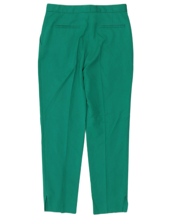 Topshop Pantalones chinos ajustados para mujer UK 8 Small W28 L27 Poliéster verde