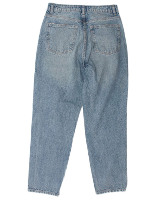 Zara Jeans Cónicos Para Mujer EU 40 Medium W30 L27 Algodón Azul