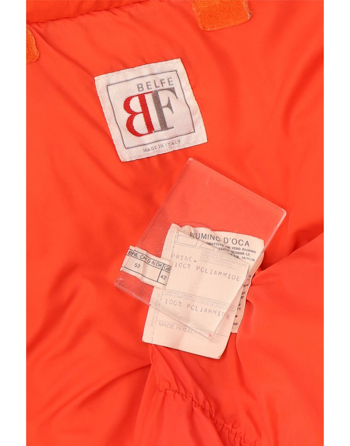 Belfe Chaqueta acolchada para hombre ES 42 XL Poliamida naranja
