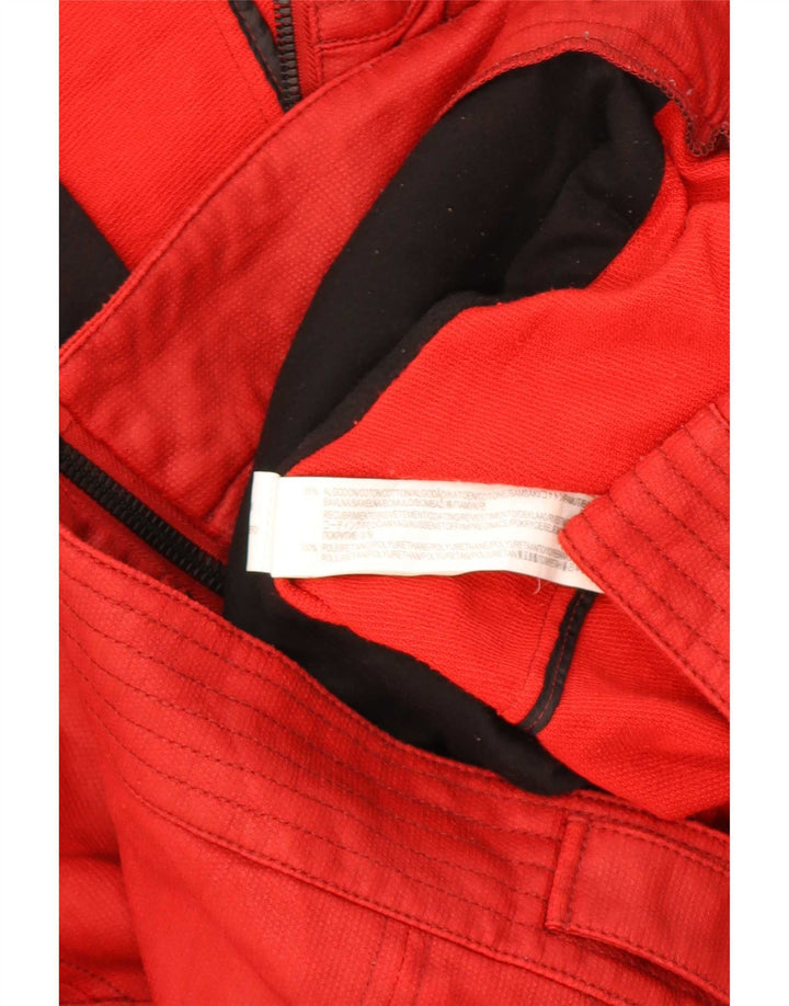 Zara Mens Utility Jacket UK 36 Small Rojo Poliéster