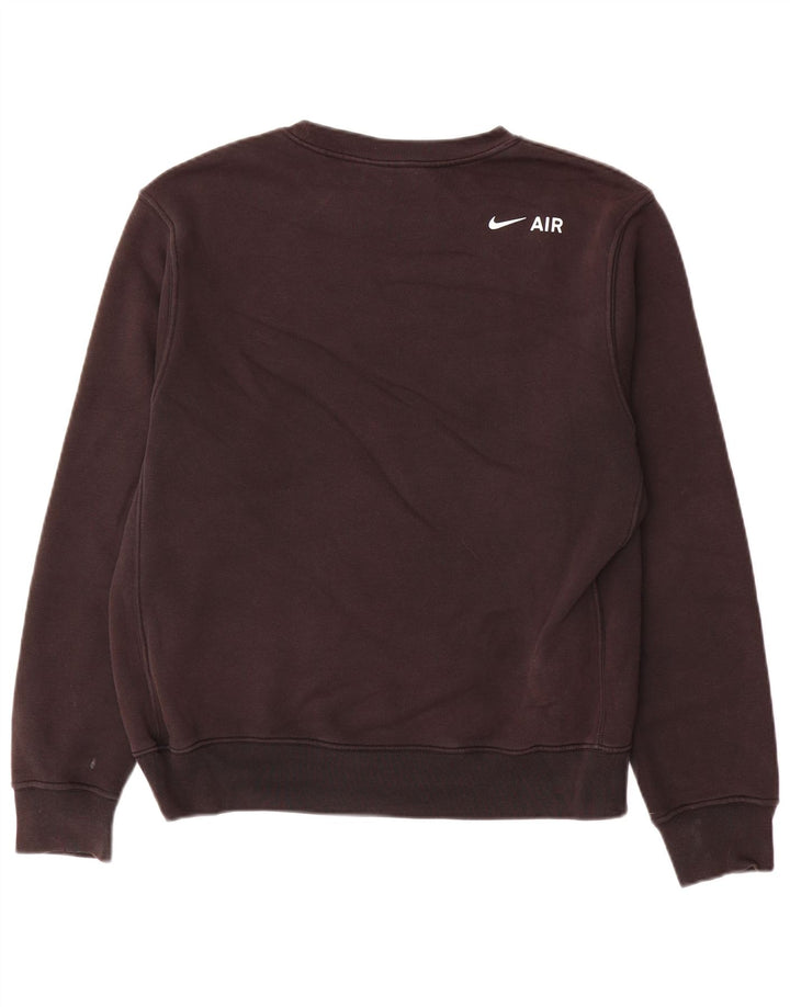 Nike - Sudadera con gráfico para hombre, talla pequeña, algodón negro