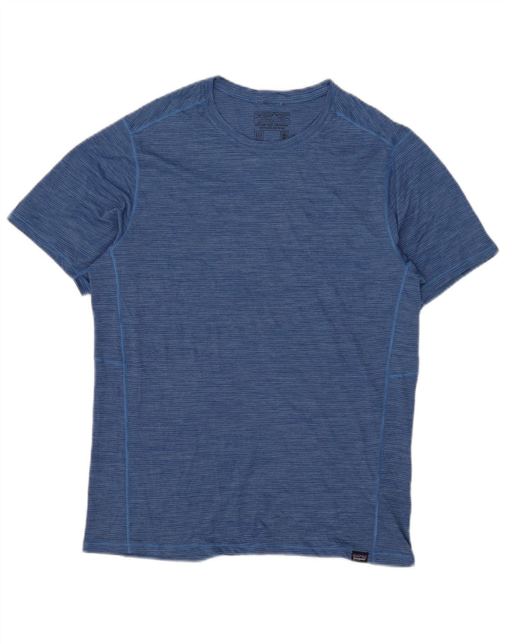 Camiseta Patagonia Hombre Top Medium Azul Pinstripe Poliéster
