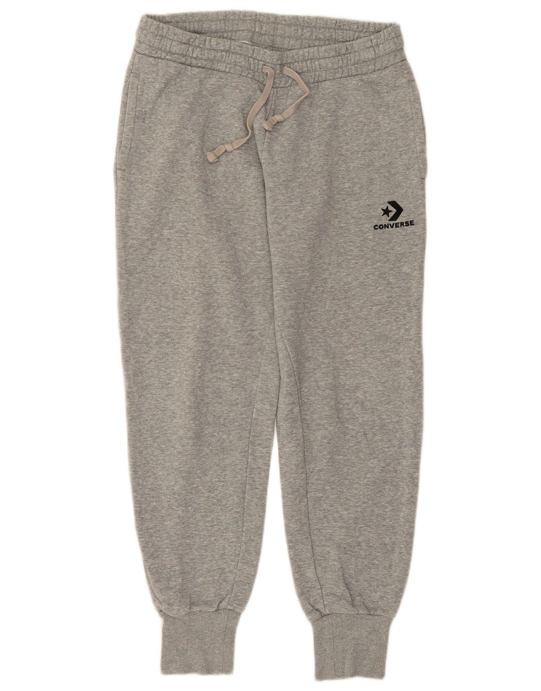 CONVERSE Pantalones de chándal para mujer Joggers UK 14 Algodón gris medio
