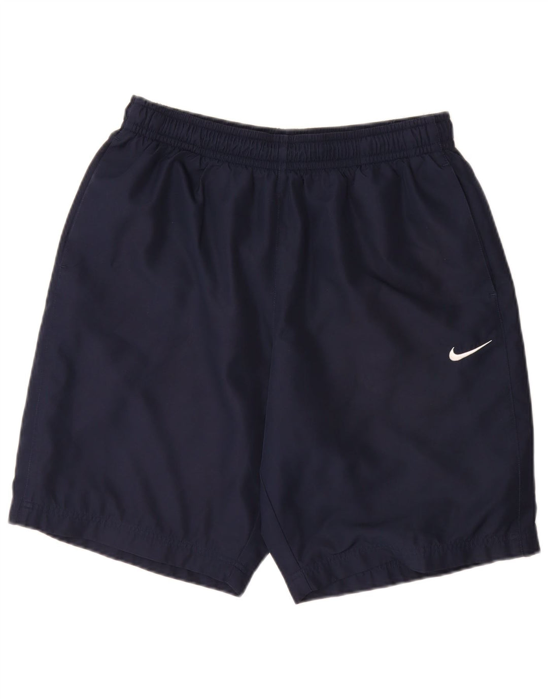 Pantalones cortos deportivos NIKE para hombre, talla grande, poliéster azul marino