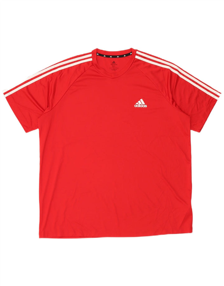 Adidas Camiseta Aeroready para hombre Top 2XL Poliéster rojo