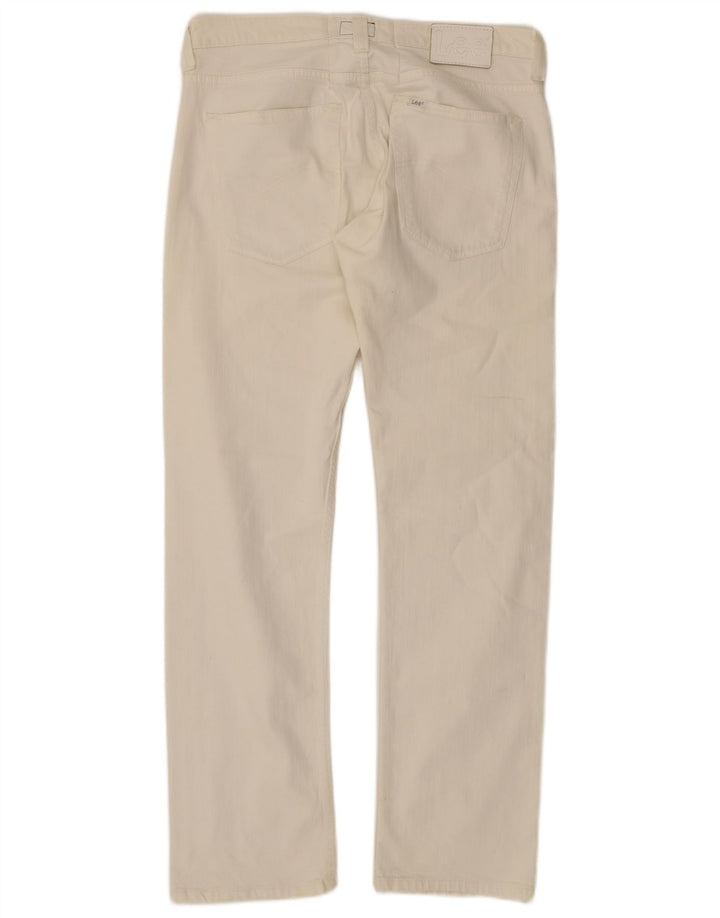 Vaqueros Lee Powell para mujer W36 L33 Algodón blanco