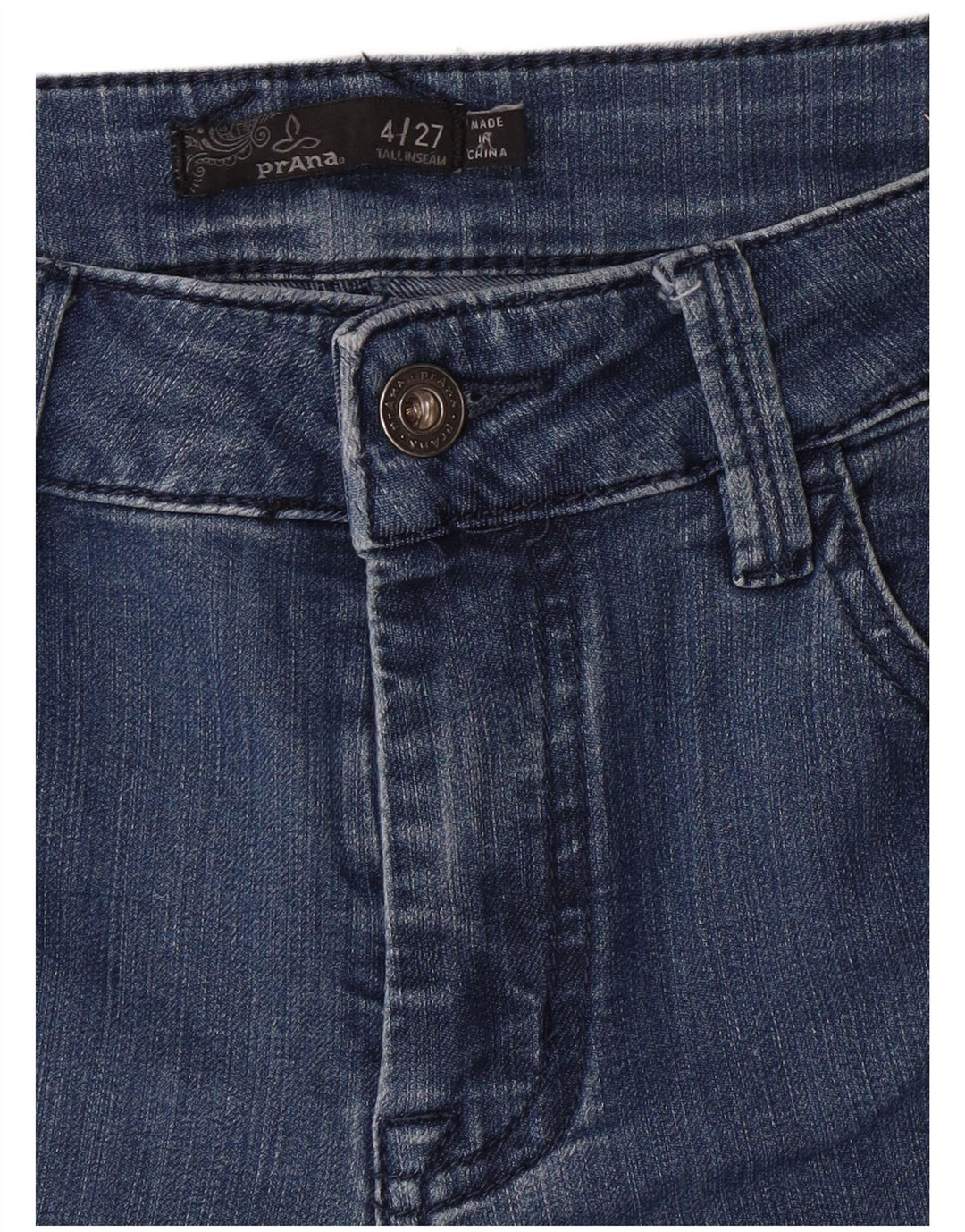 PRANA Jeans ajustados para mujer US 4 Small W27 L31 Azul