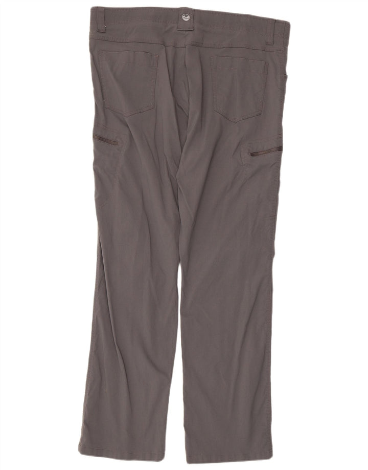 Pantalón Cargo Recto Para Hombre Wrangler W40 L30 Nylon Gris