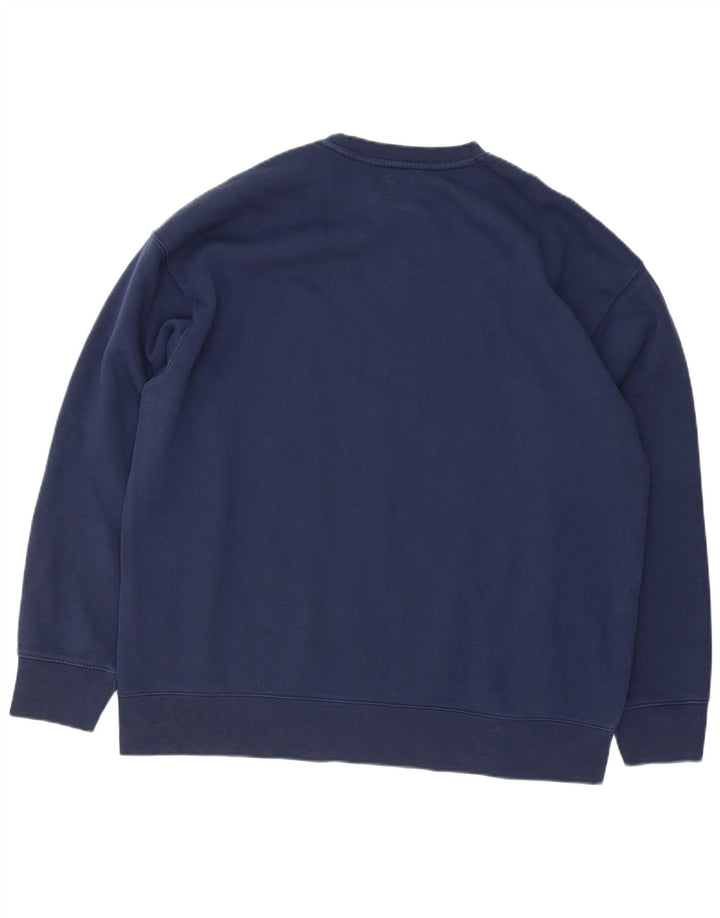 Levi's Hombre Relaxed Graphic Sudadera Jumper XL Azul Marino Algodón
